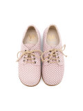'Poker Rosa' perforated lace-up shoes