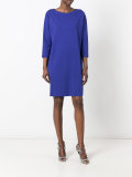 three-quarters sleeve shift dress