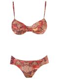 abstract print bikini set
