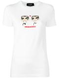 Caten twins cartoon T-shirt