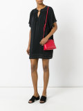 scalloped trim dress