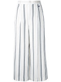 striped cropped trousers