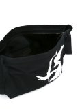 bird print shoulder bag