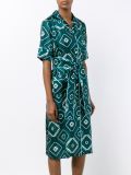 Giacinto Printed Silk Wrap Dress