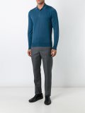longsleeved polo shirt 