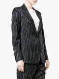 striped blazer