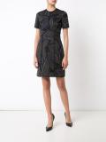 leaf print dress