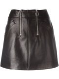 zipped detailing A-line skirt