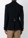 buttoned short peacoat