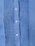 buttoned bib panel shirt 