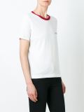 contrast collar T-shirt