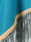 fringed trim cape 