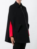 zipped poncho