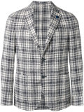 checked blazer