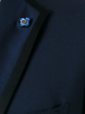 contrasting piping two-piece suit