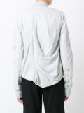zip leather bomber jacket