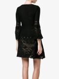 crochet V-neck dress