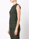 checked tank top