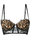 lace contrast bra