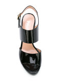 platform sling-back sandals