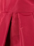 draped flared dress