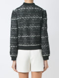 lace bomber jacket