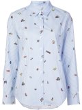 printed striped shirt