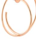 hooked lops earrings