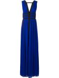 sleeveless pleated dress