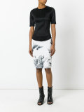 stitch detail T-shirt