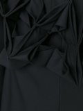ruffle detail flared dress