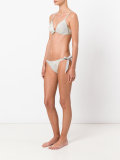 jacquard flower bikini bottom