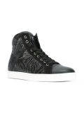 animal print hi-top sneakers