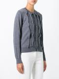 ruffled cardigan 