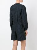 contrast zip mini dress