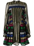 mosaic detail dress