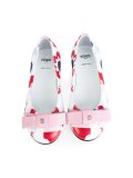 floral print ballerinas