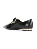 tie up pointed ballerinas