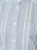 striped buttoned dress