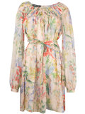 floral print longsleeved dress