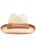 contrast straw hat
