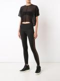 mesh insert leggings