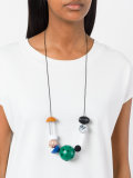 geometric bead necklace