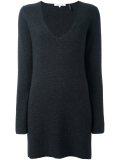 V-neck long sweater