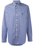 checked logo shirt 