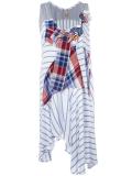 striped patchwork dress