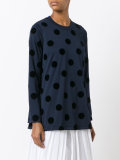 polka dot blouse 