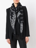 bandana print scarf