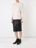 melange tail sweater