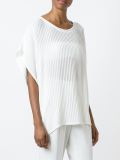 scoop neck ribbed top